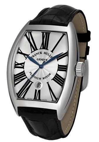 Franck Muller Cintree Curvex Classic Date 7880 SC DT White gold Replica watch - Click Image to Close